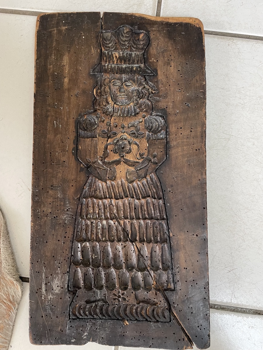 Matrice bois à beurre du XVIII eme 