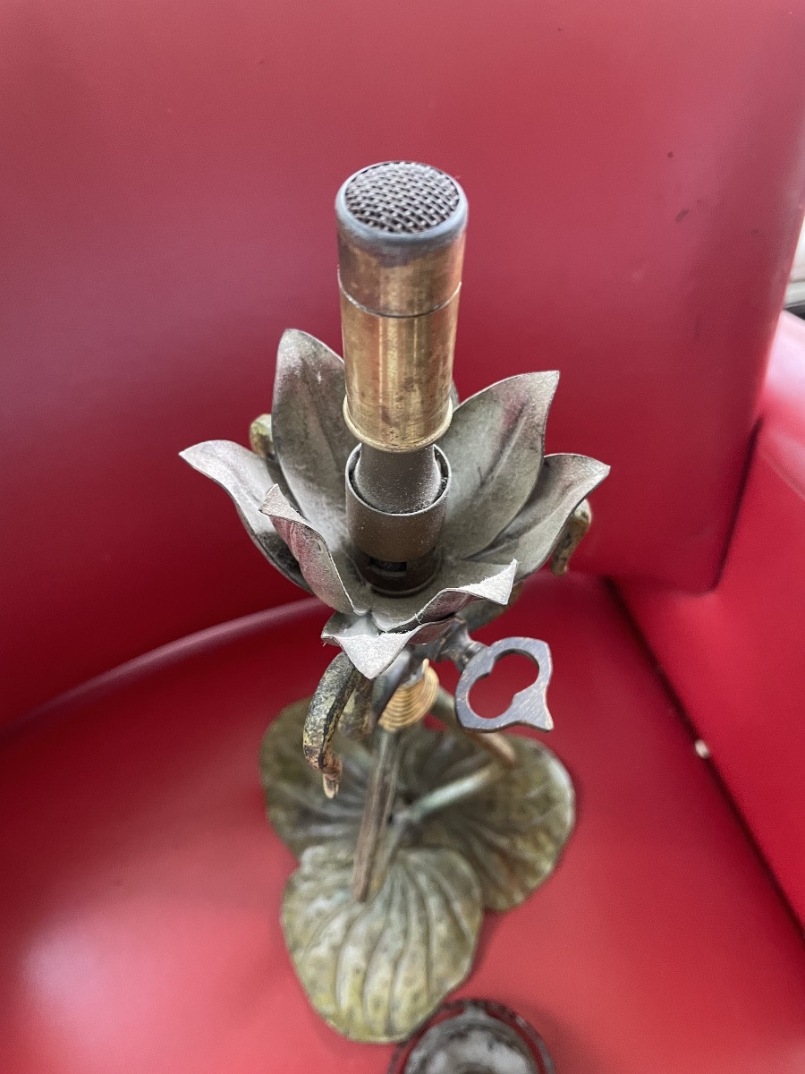 Art Nouveau Water Lily Lamp-photo-6