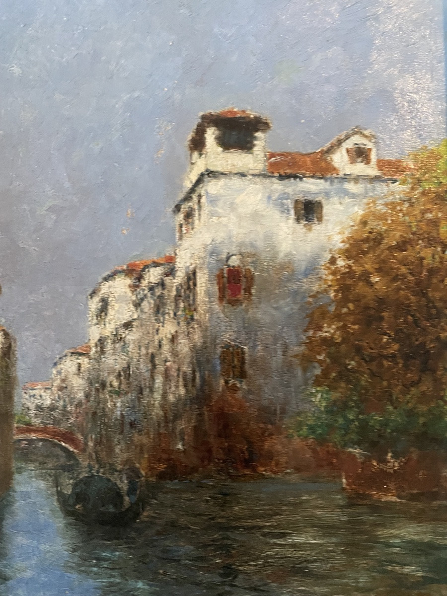 Venise et gondole de Duprat Albert Ferdinand -photo-4