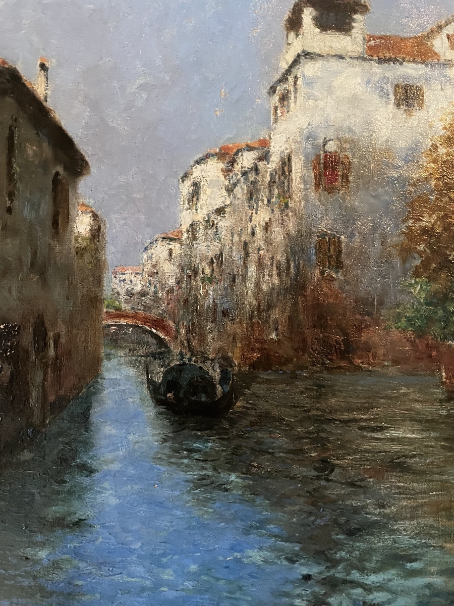 Venise et gondole de Duprat Albert Ferdinand -photo-5