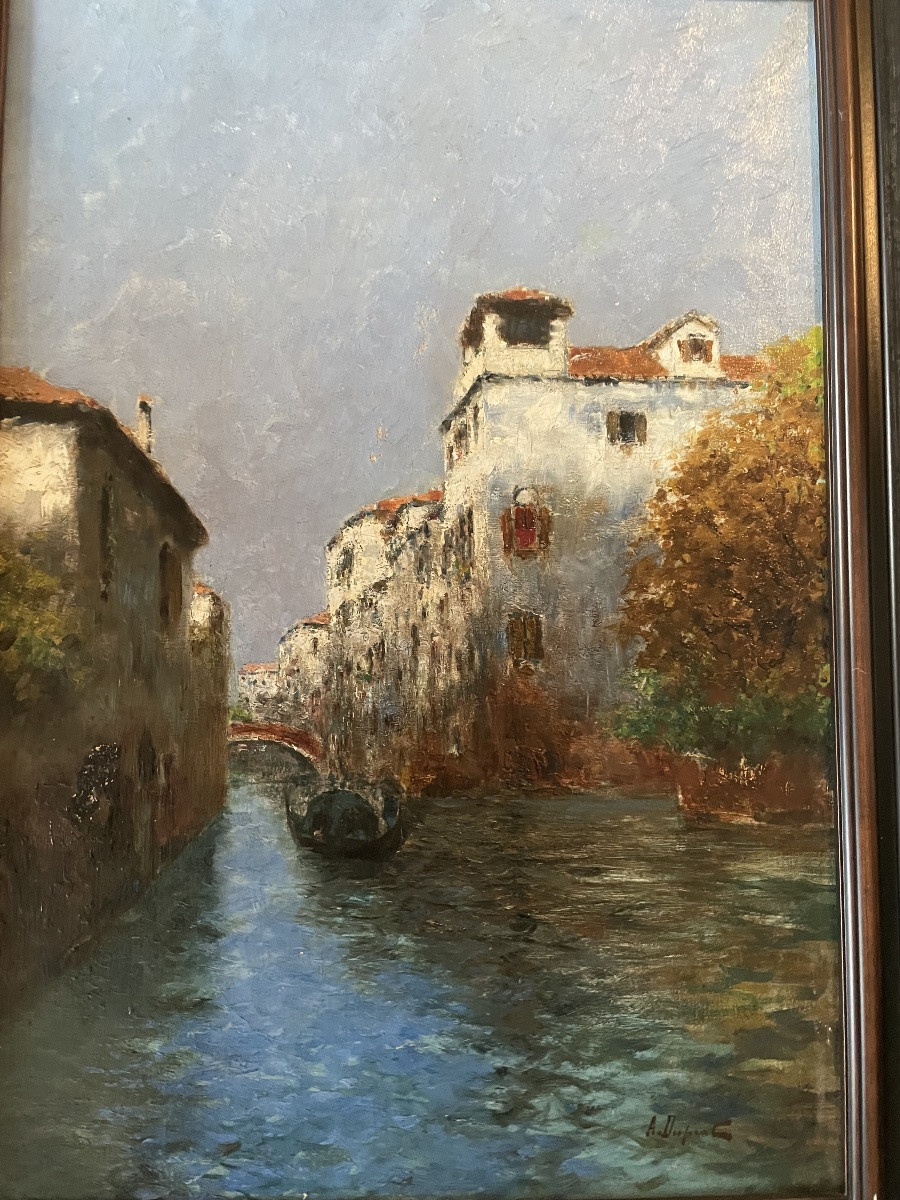 Venise et gondole de Duprat Albert Ferdinand -photo-6