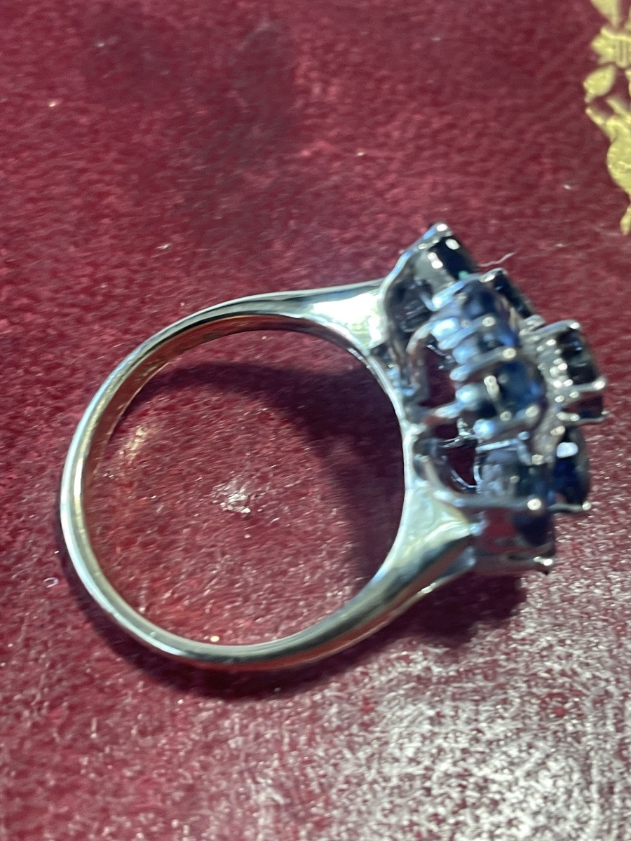 Bague or et saphirs -photo-2