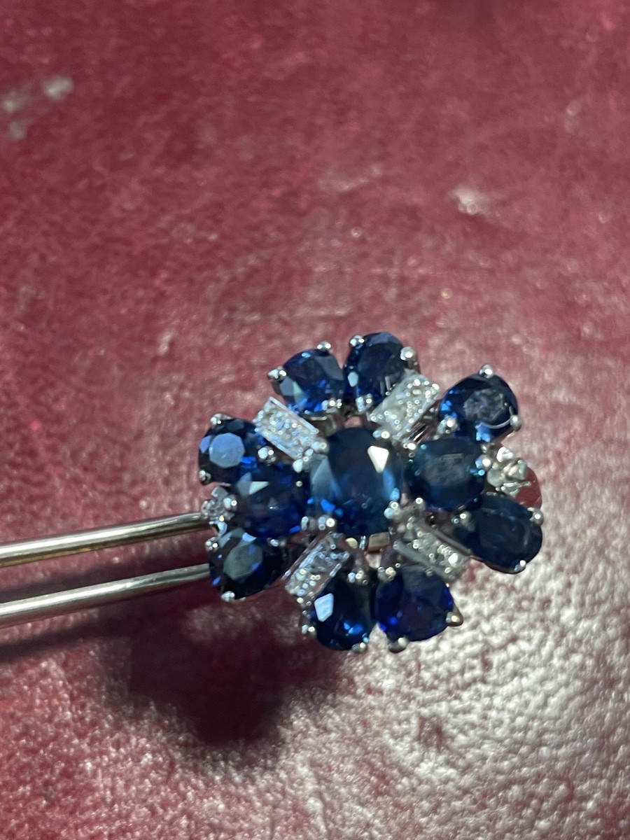 Bague or et saphirs -photo-5