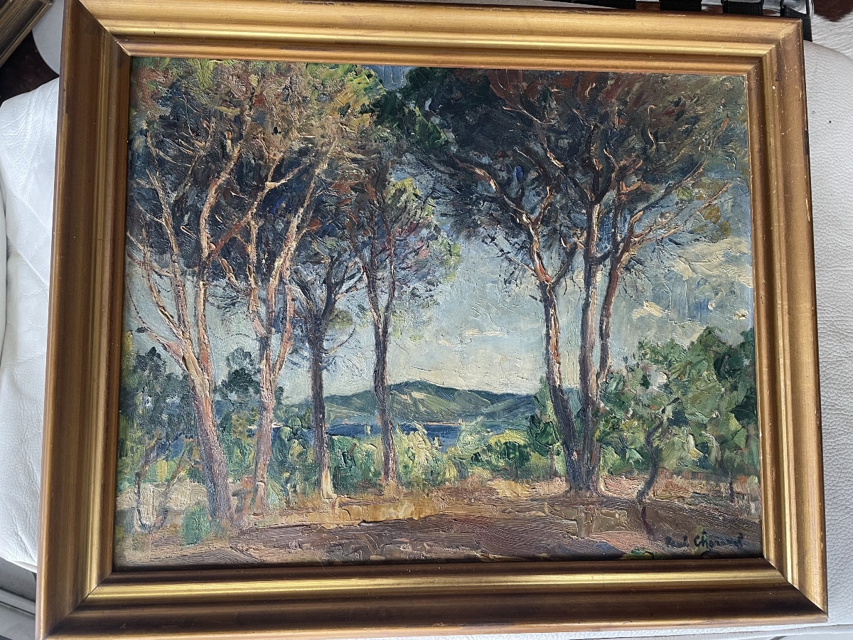 Paysage de campagne de Paul Charavel 