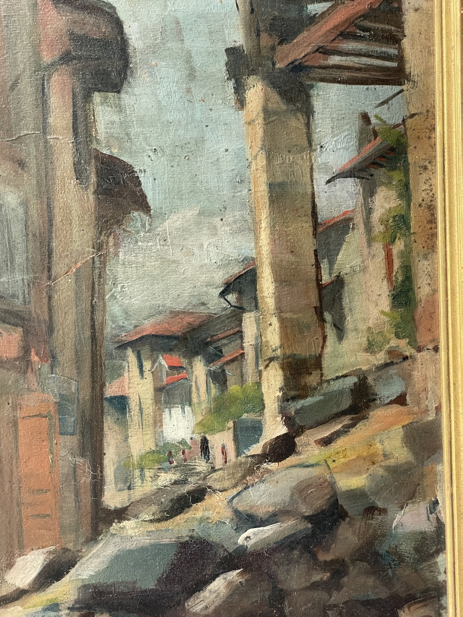 Tableau village et ses ruines -photo-4