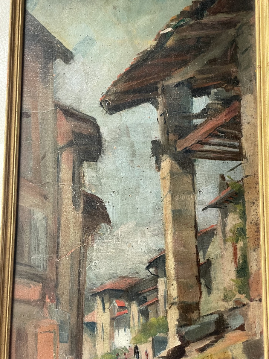 Tableau village et ses ruines -photo-6