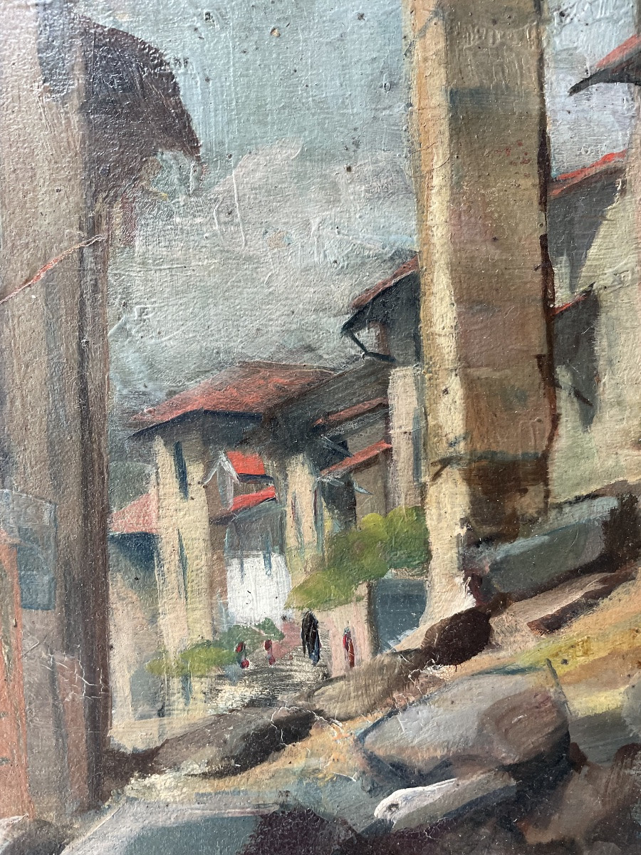 Tableau village et ses ruines -photo-8