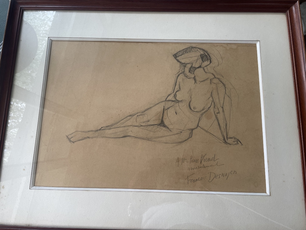 Dessin nue de François Desnoyer