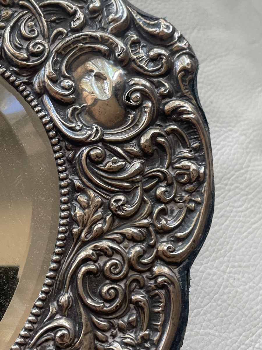 Miroir de chambre argent -photo-2