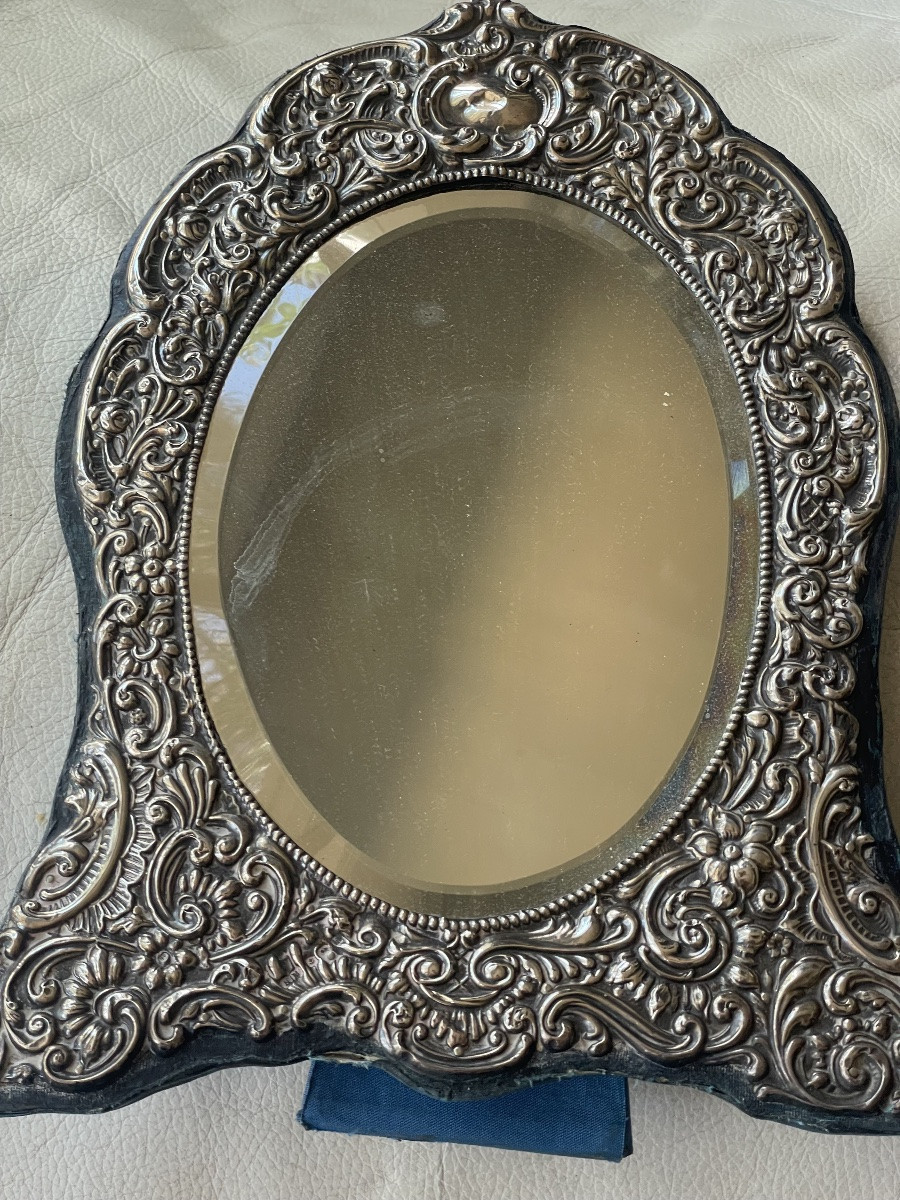 Miroir de chambre argent -photo-7