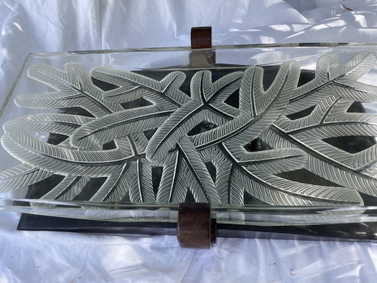 Glass And Wood Serving Tray By Verlys-photo-2
