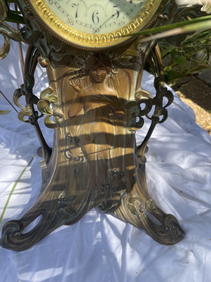 Pendule art nouveau -photo-2