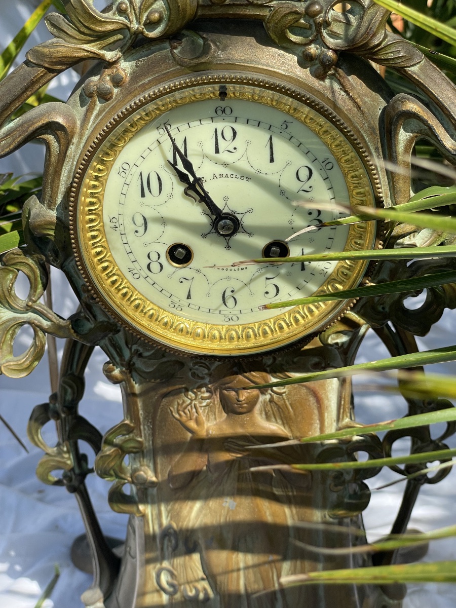 Pendule art nouveau -photo-4