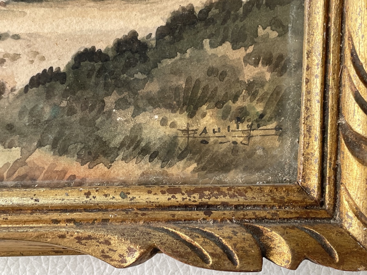 Paysage de campagne et ruines -photo-3