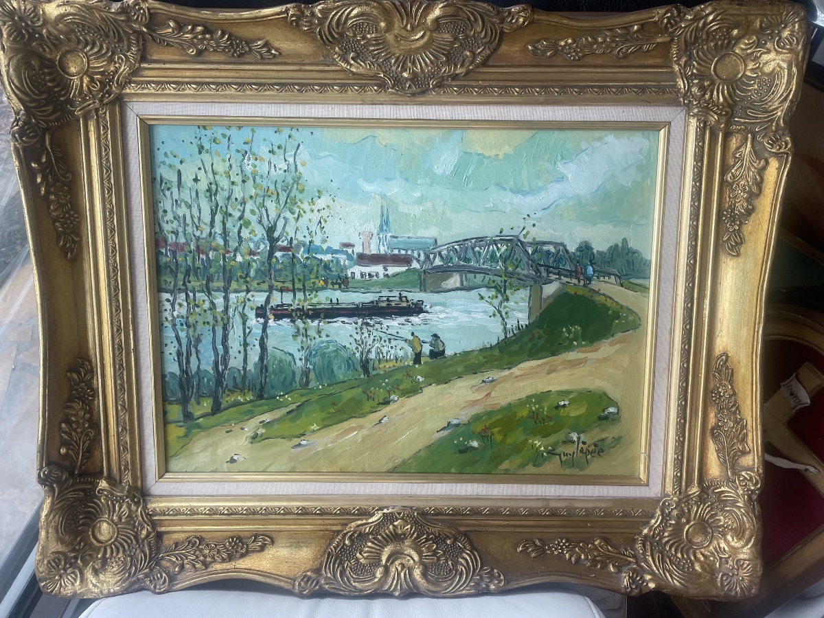 The Saône At Lamarche By Guy Lepeé-photo-7