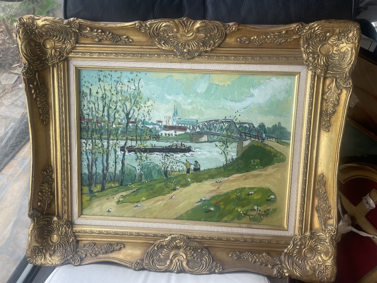 The Saône At Lamarche By Guy Lepeé-photo-8