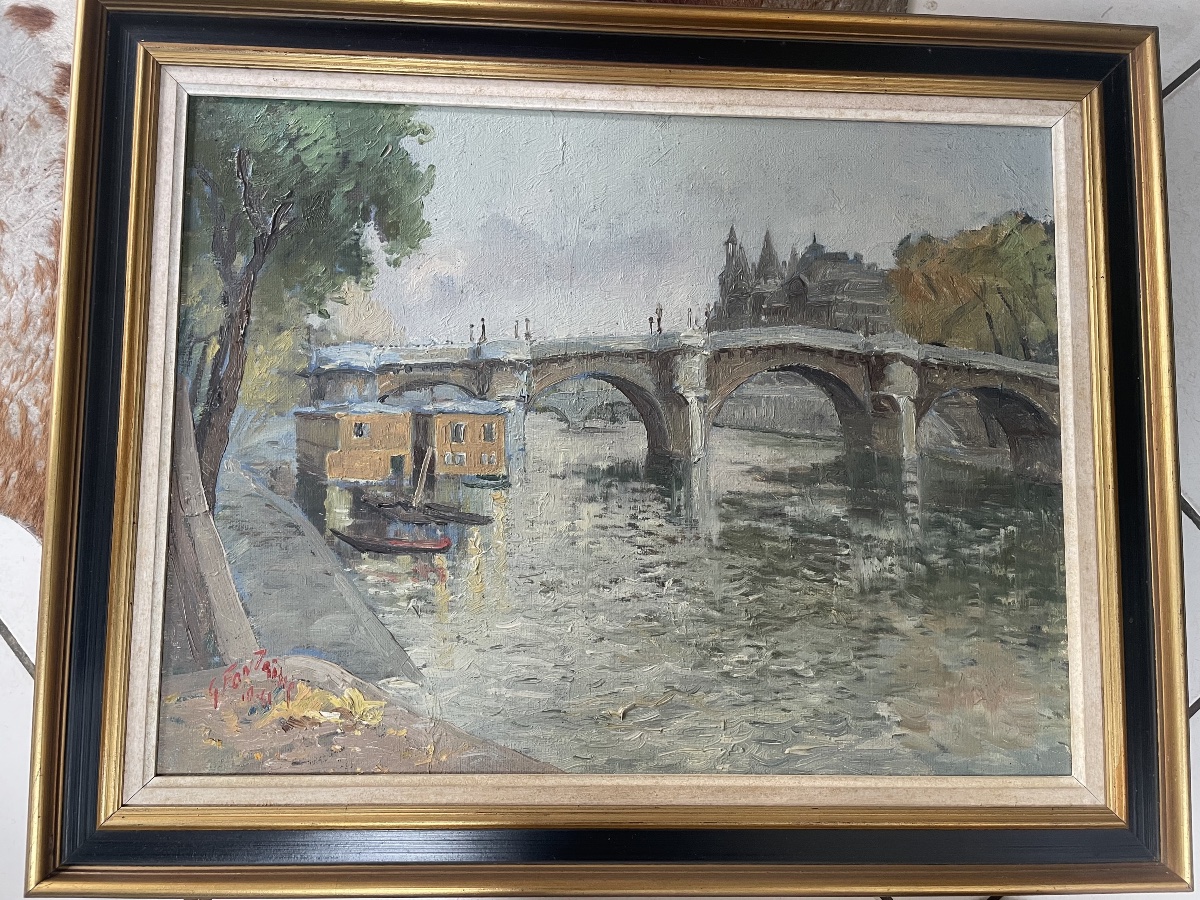 Paris et ses péniches de G.Fontaine -photo-3