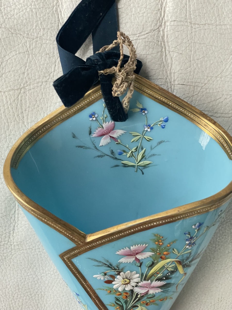 Vase cornet porcelaine -photo-4