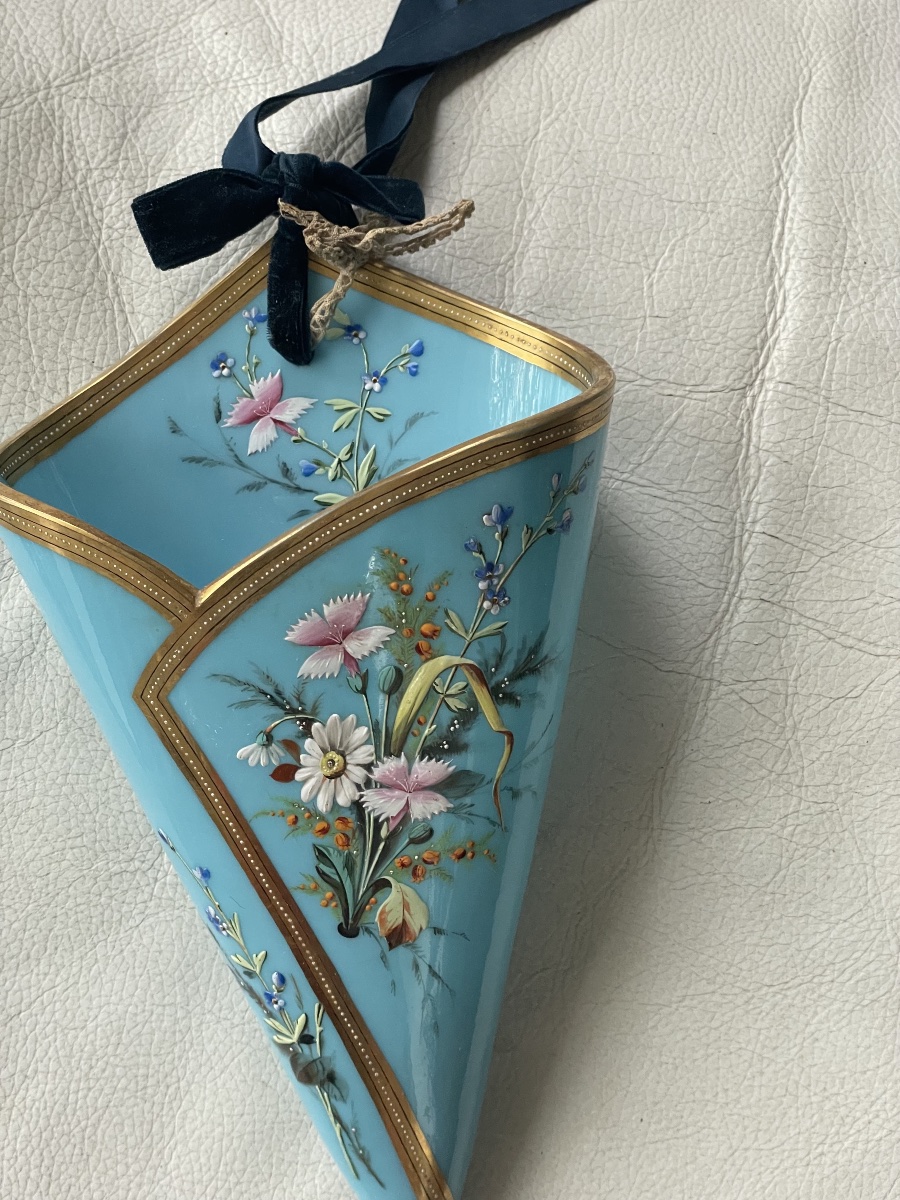 Vase cornet porcelaine -photo-2