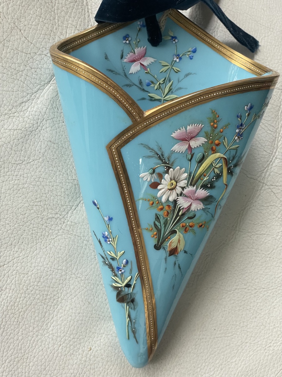 Vase cornet porcelaine -photo-3