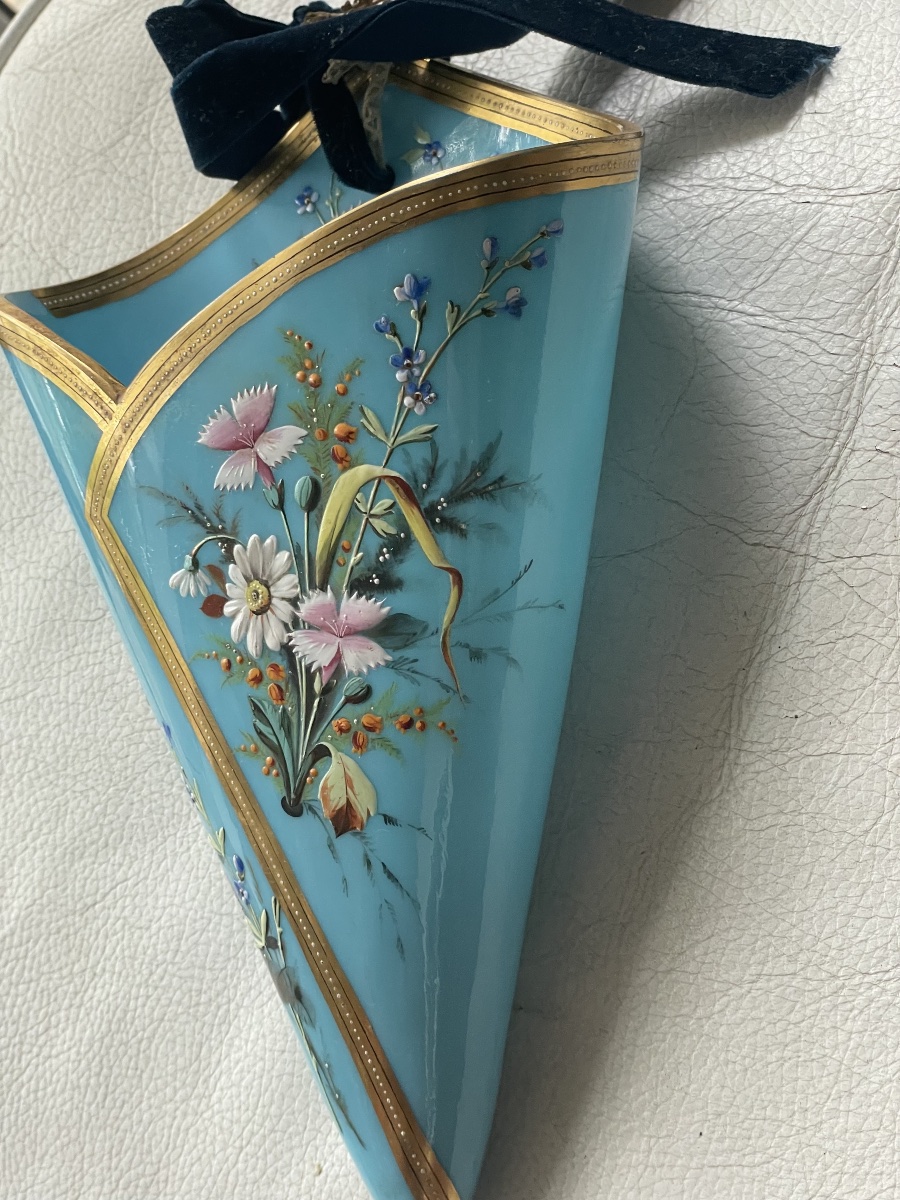 Vase cornet porcelaine -photo-4