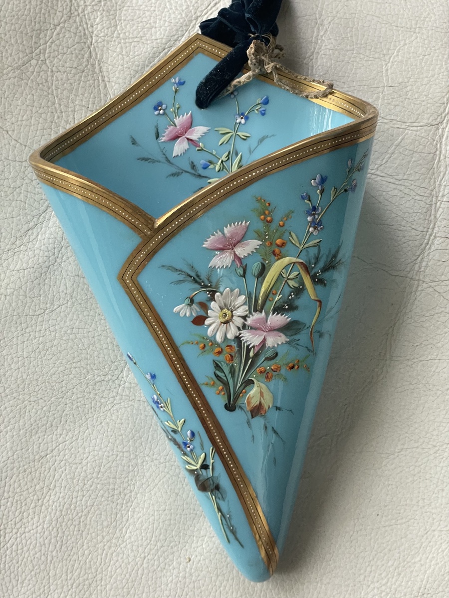 Vase cornet porcelaine -photo-5