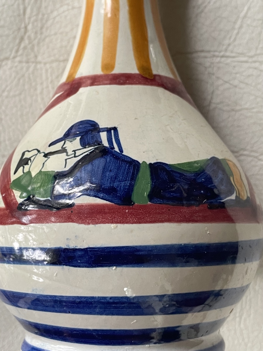 Vase faïence breton Quimper HB -photo-3