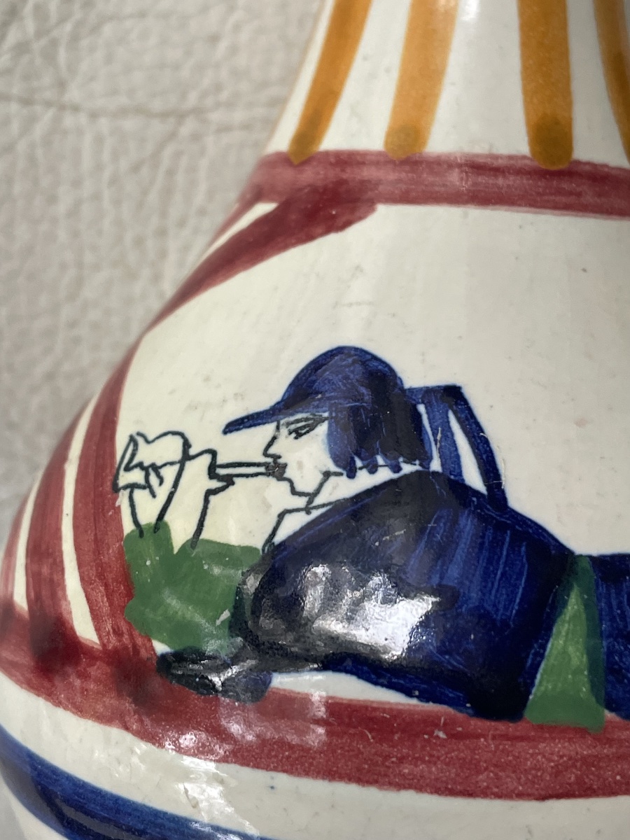 Vase faïence breton Quimper HB -photo-3