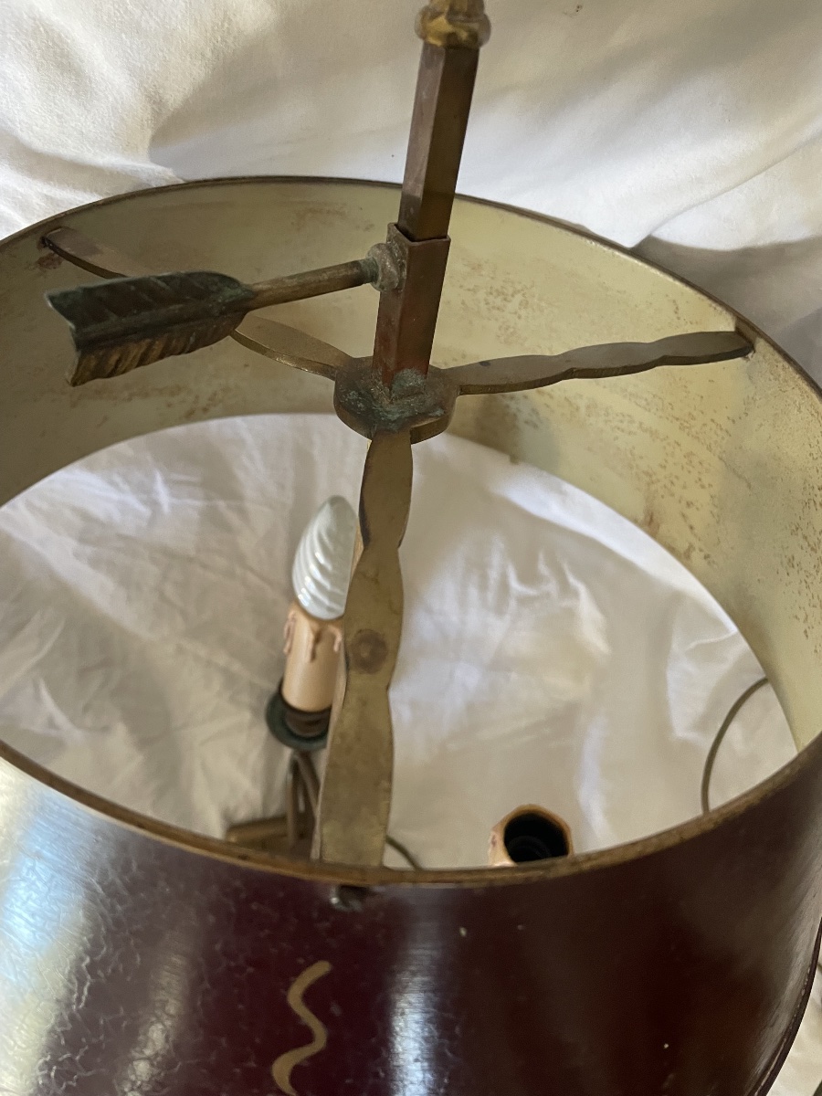 Lampe bouillotte aux corps de chasse -photo-6