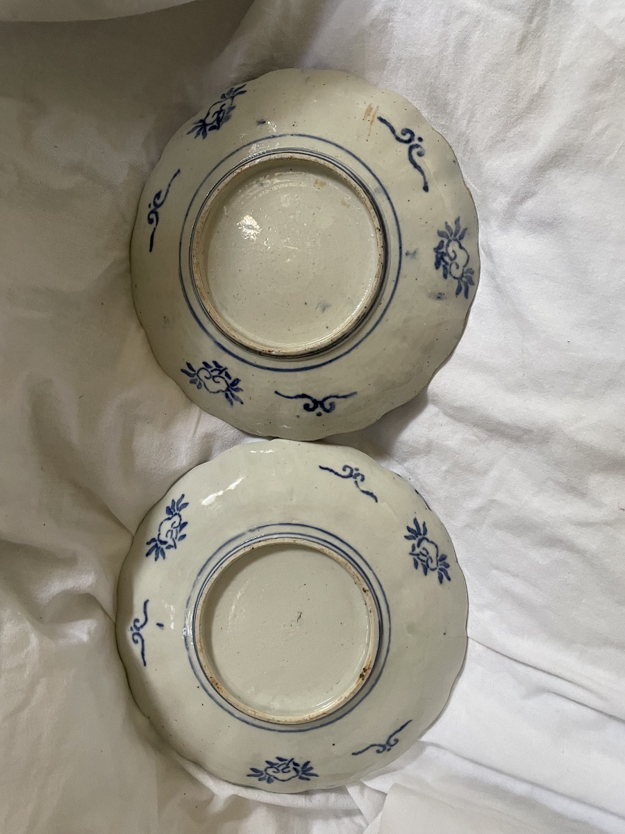 Pair Of Imari Porcelain Plates -photo-3