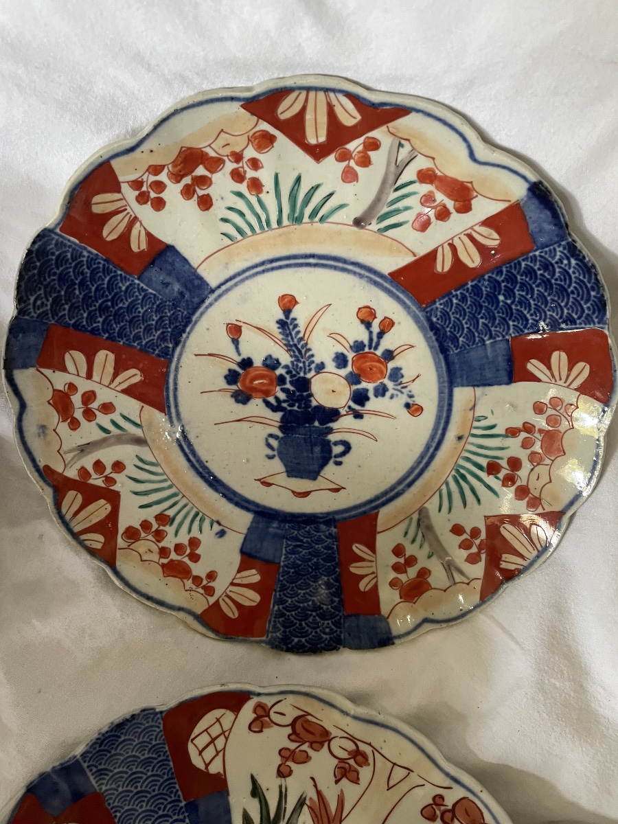 Pair Of Imari Porcelain Plates -photo-4