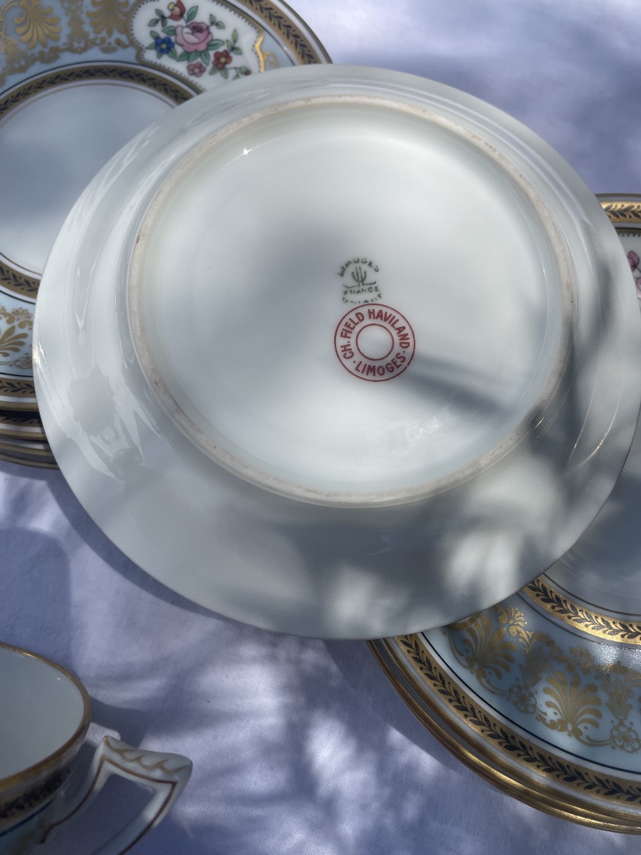 Service à  café porcelaine Havilland Limoges -photo-5
