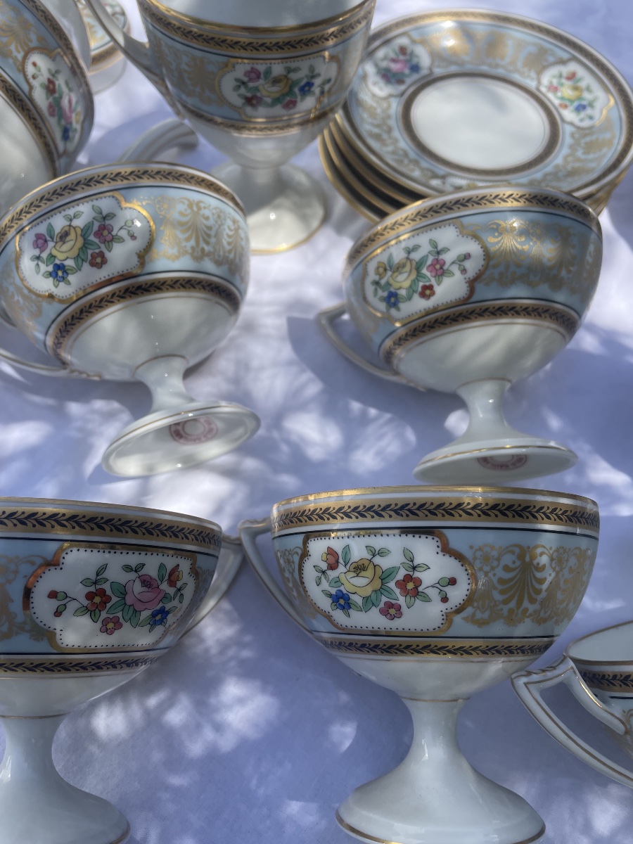 Service à  café porcelaine Havilland Limoges -photo-7