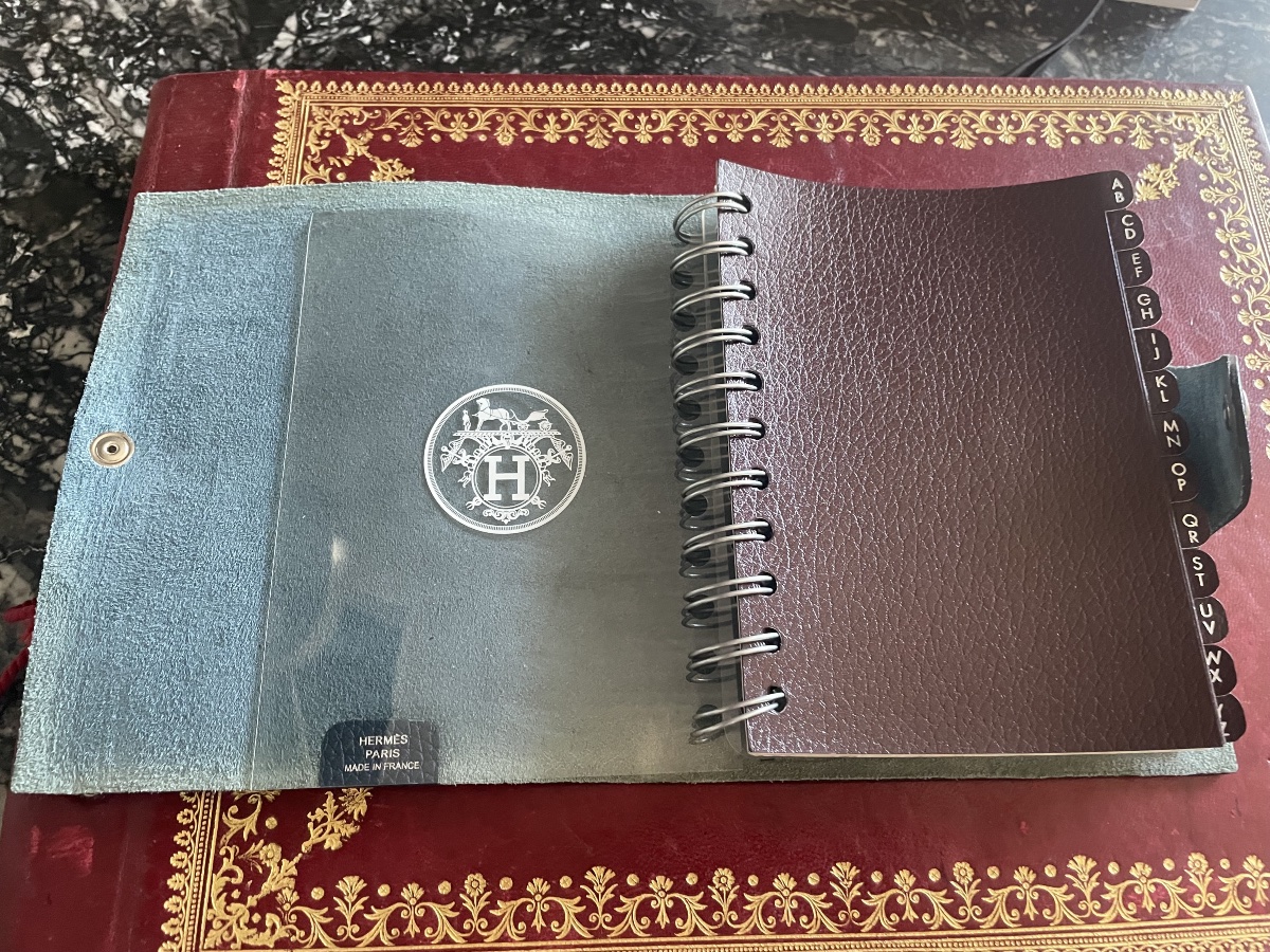 Agenda cuir Hermès -photo-1