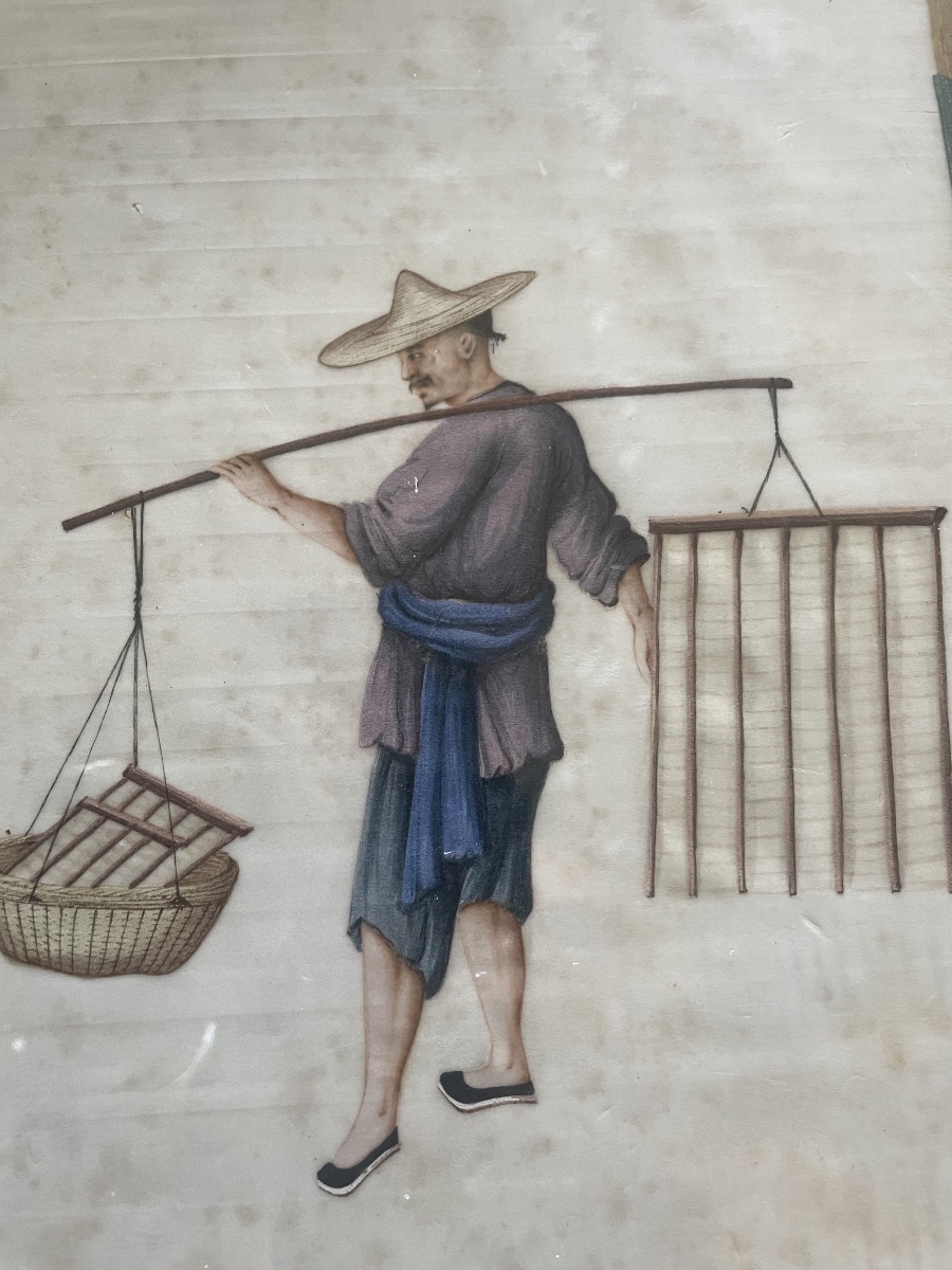 Pair Of Chinese Paintings -photo-1