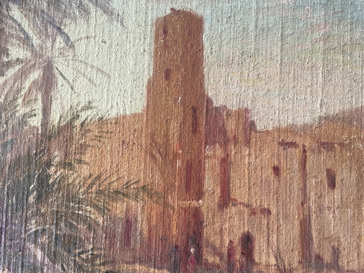 Orientalist Painting: "le Bled" -photo-2