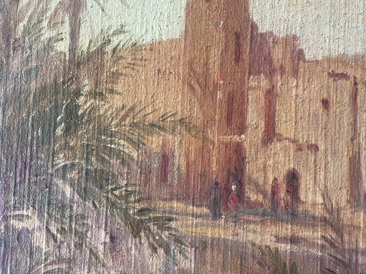 Orientalist Painting: "le Bled" -photo-3