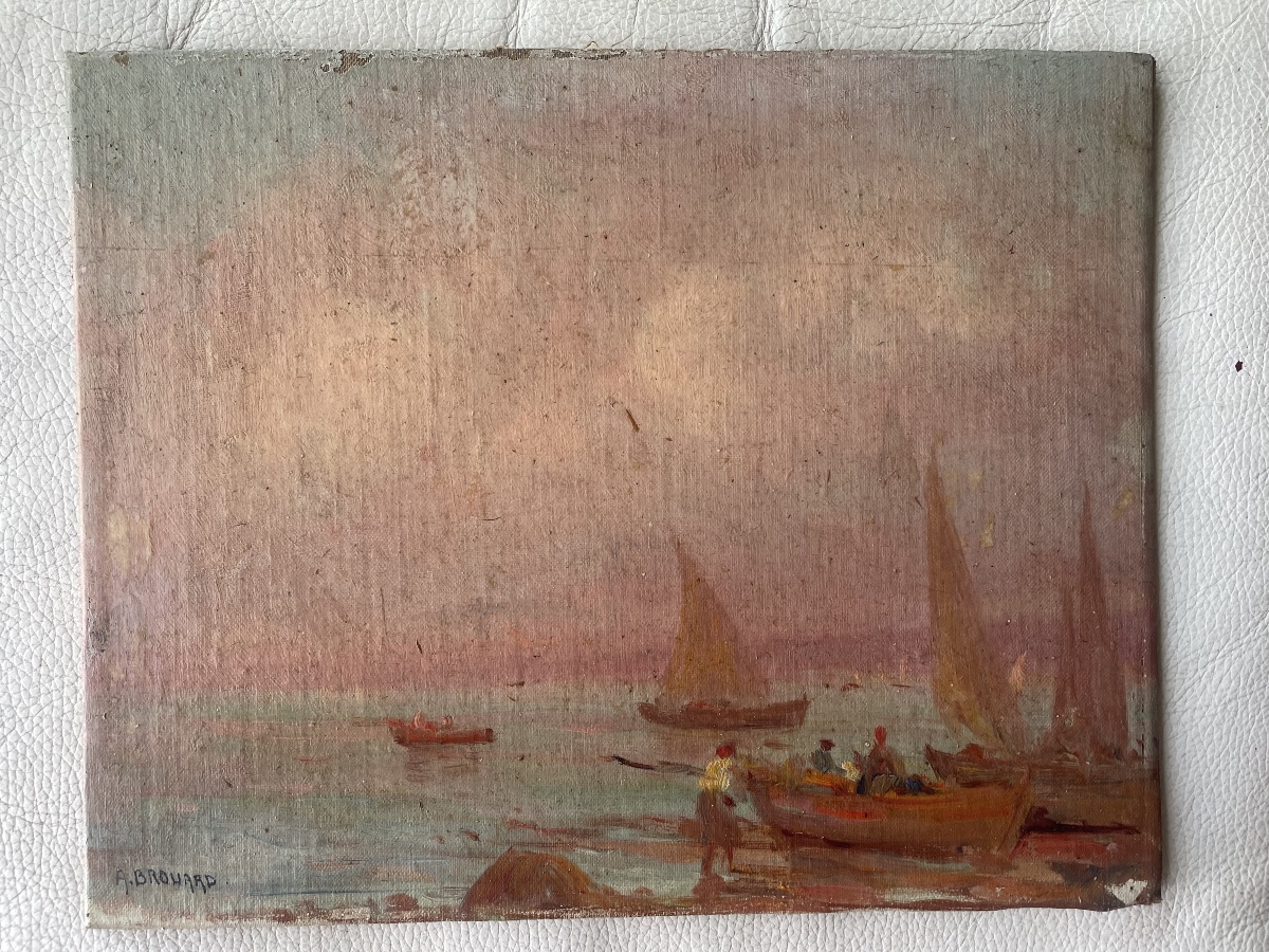 A. Brouard Returns From A Fishing Trip -photo-2