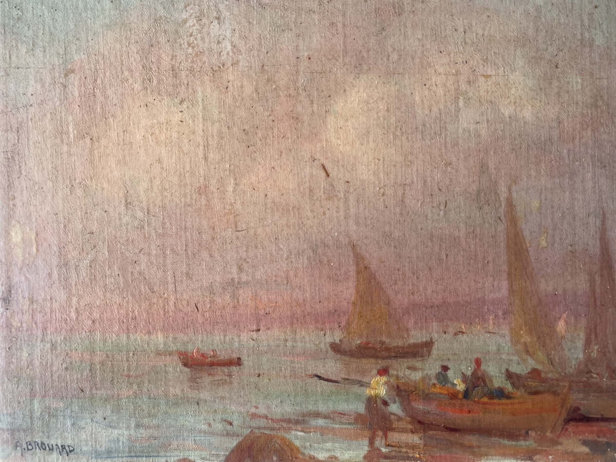 A. Brouard Returns From A Fishing Trip -photo-3