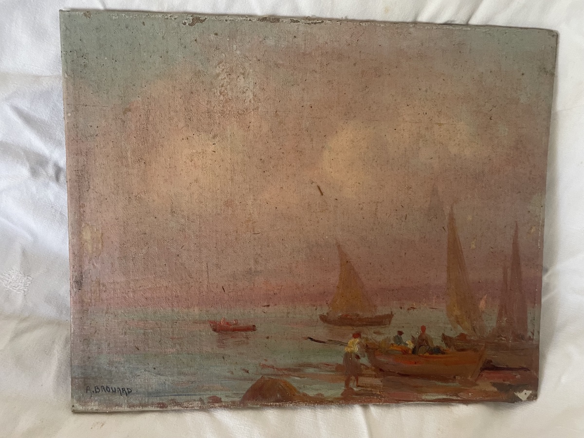 A. Brouard Returns From A Fishing Trip -photo-6