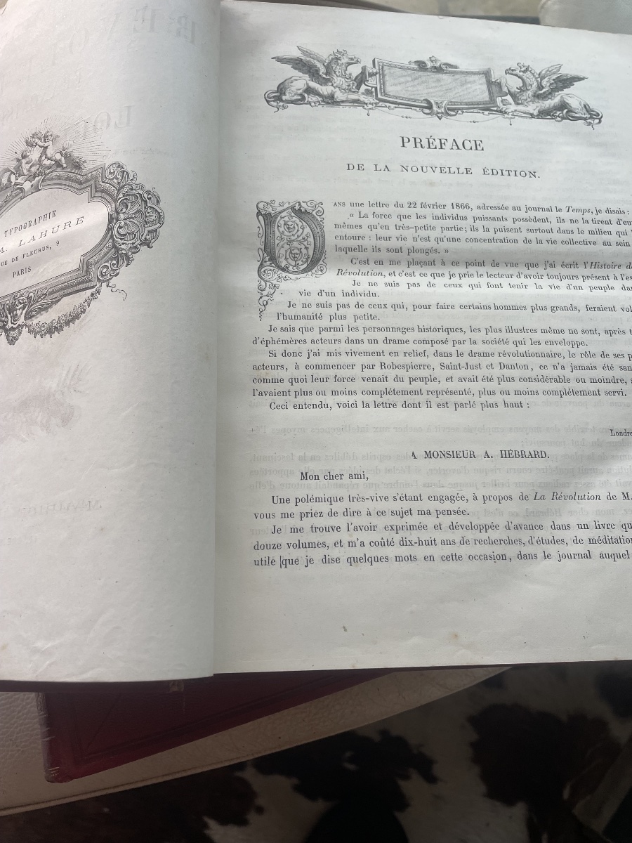 Livres de la révolution francaise de Louis Blanc -photo-2
