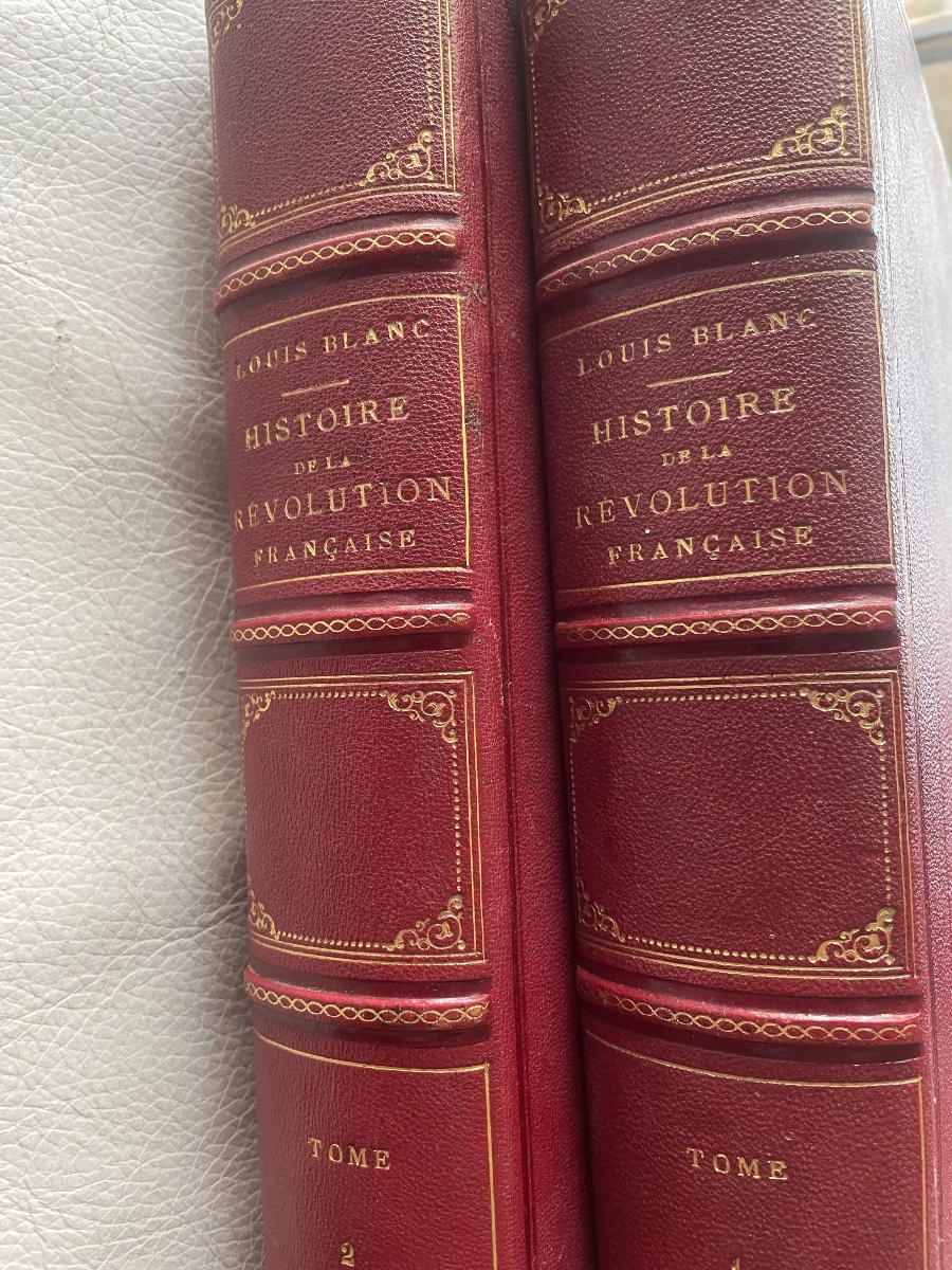 Livres de la révolution francaise de Louis Blanc -photo-4