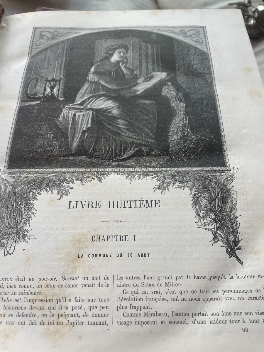Livres de la révolution francaise de Louis Blanc -photo-4