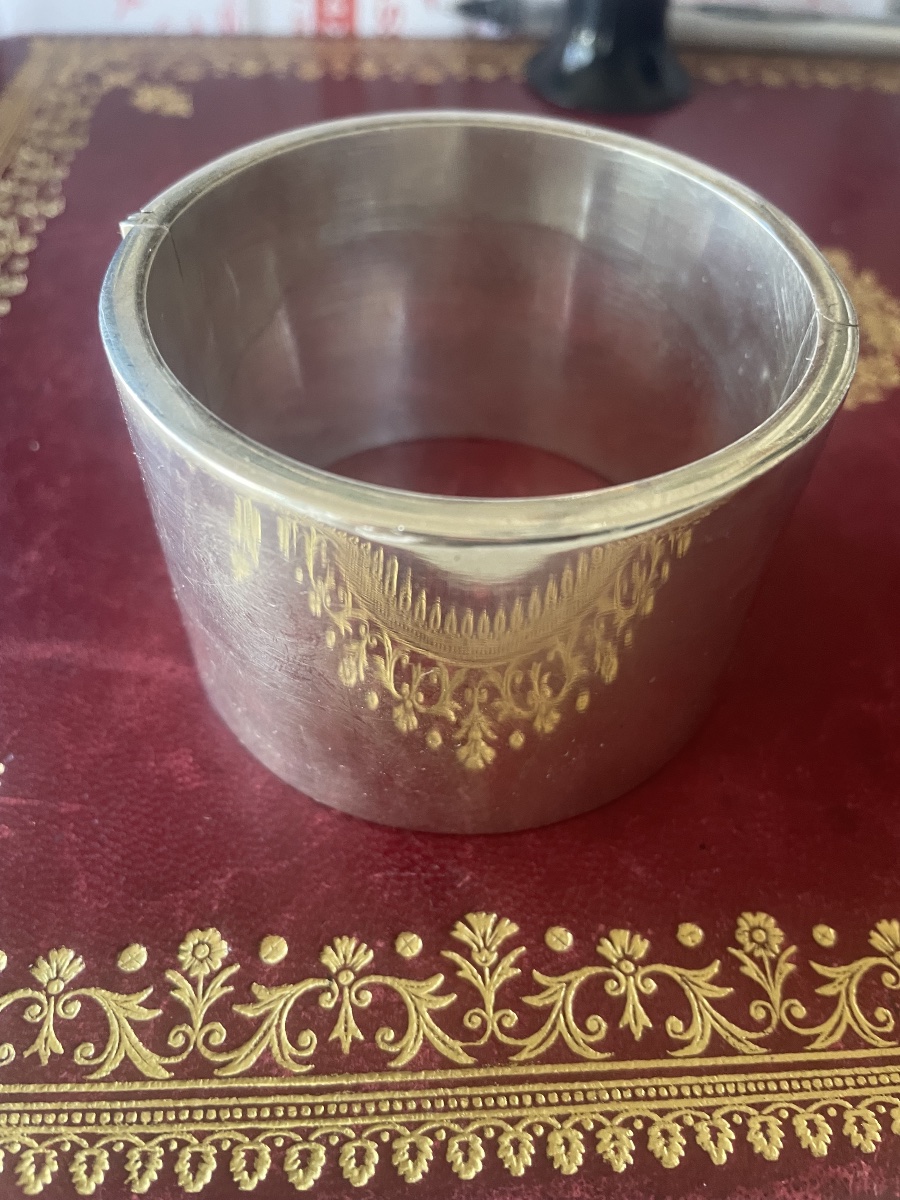 Silver Bangle Bracelet -photo-8
