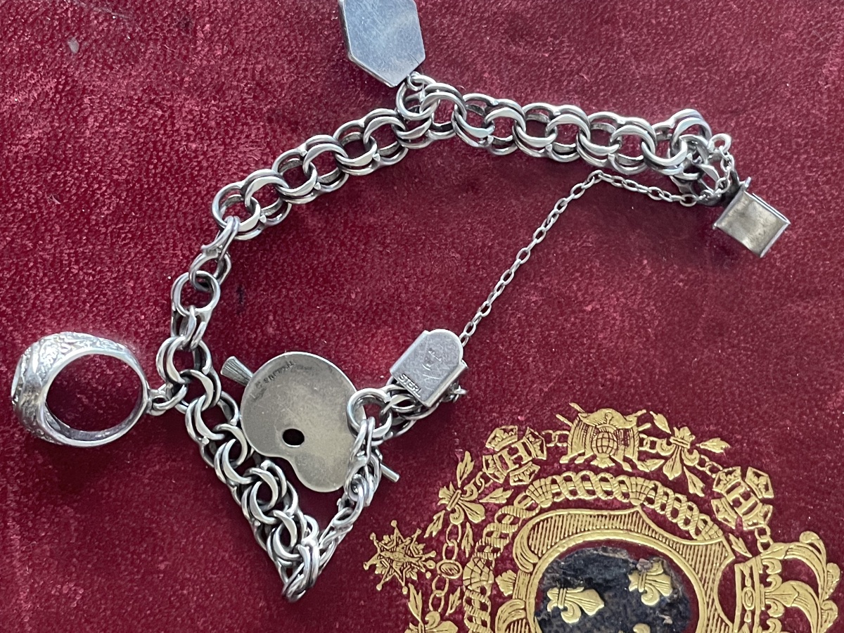 Silver Bracelet With Charms -photo-1