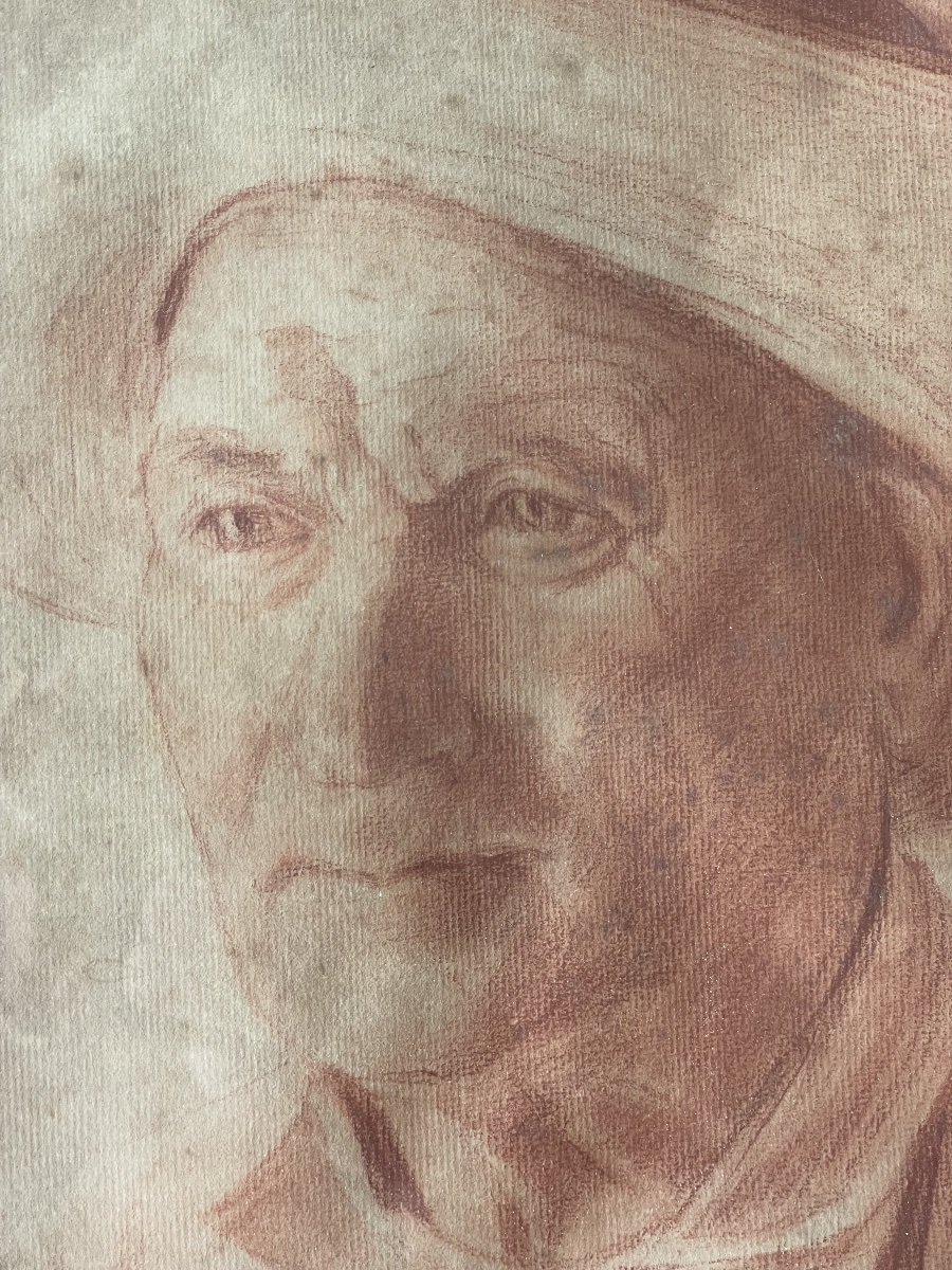 Red Chalk Drawing By Amy Otis -photo-8