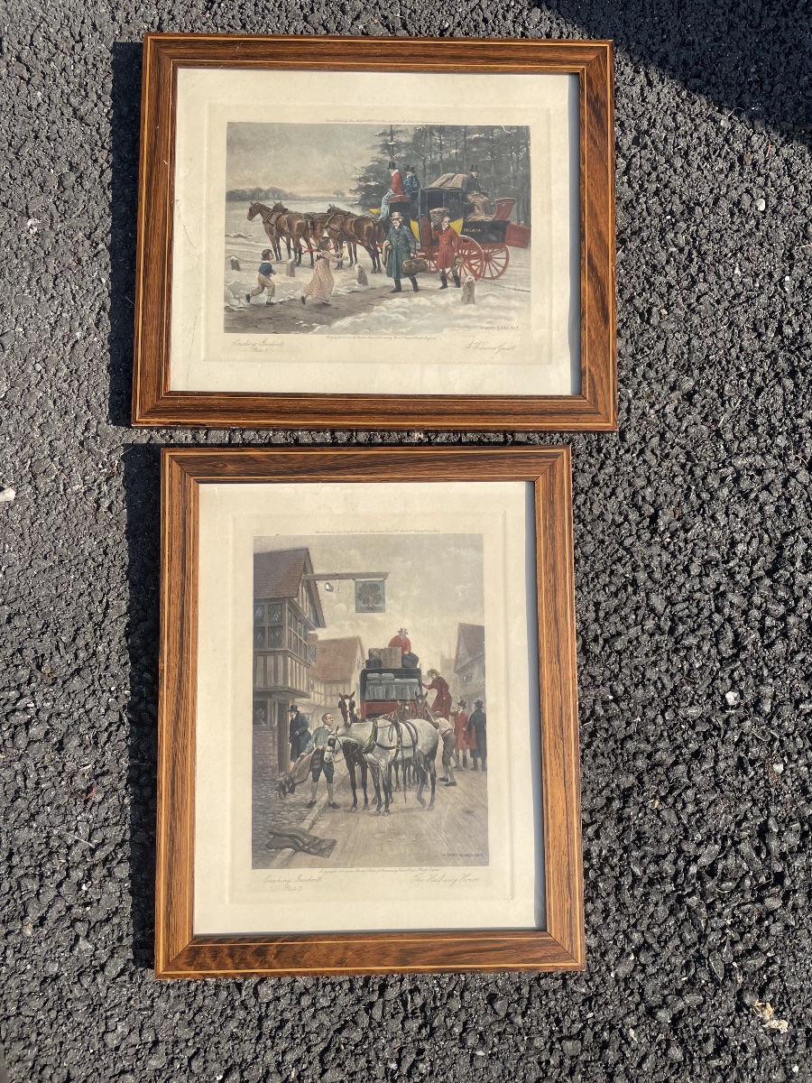 A Pair Of Engravings By Georges Goodwin Kilburne -photo-3