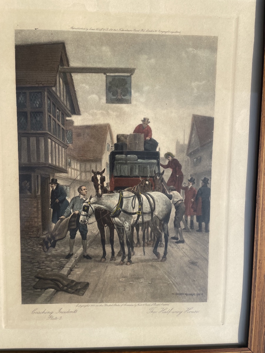 A Pair Of Engravings By Georges Goodwin Kilburne -photo-3