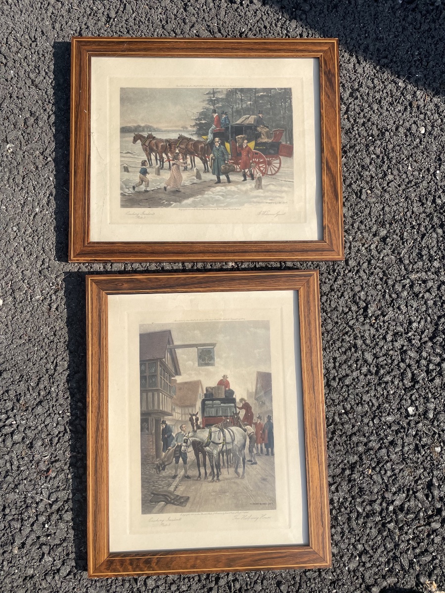 A Pair Of Engravings By Georges Goodwin Kilburne -photo-4