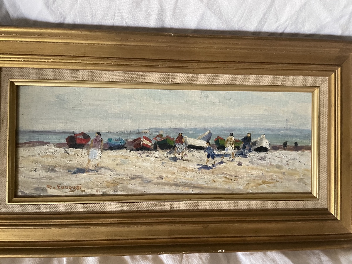 Bord de plage et barques de pêche -photo-2